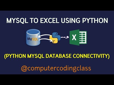 How To Export Data From Mysql To Excel Using Python Python Mysql Database Connectivity