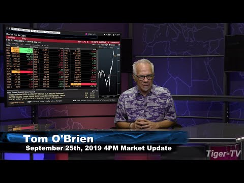 September 25th 2019, 4PM ET Market Update on TFNN