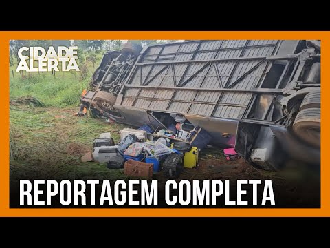 Tragédia na BR-365: acidente com ônibus deixa 6 mortos e 46 feridos