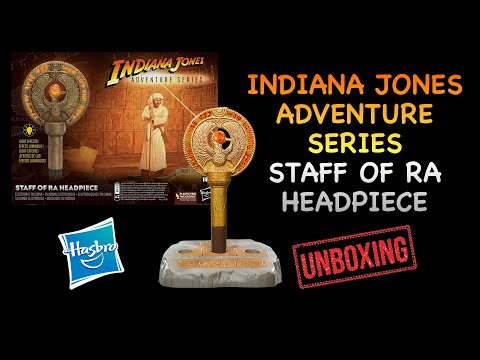 Indiana Jones Adventure Series - Staff of Ra Headpiece | UNBOXING | Hasbro | No Commentary