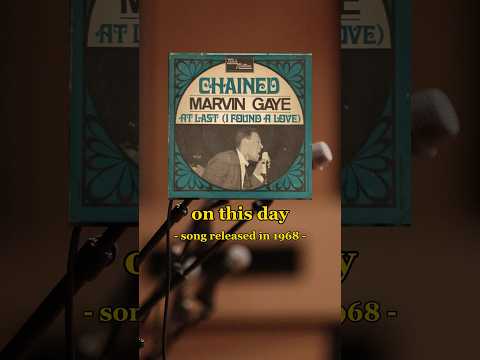 #onthisday Aug 20 - Marvin Gaye released ‘Chained’ back in 1968 🪩 #shorts #motown #music #fyp