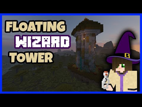 Melou - A floating wizard tower in Minecraft #Shorts