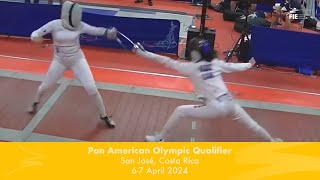 Maria Luisa Doig Calderon (PER) vs Ruien Xiao (CAN) - PanAm Olympic Qualifier - Women's Epee Final