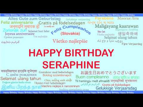 Seraphine   Languages Idiomas - Happy Birthday