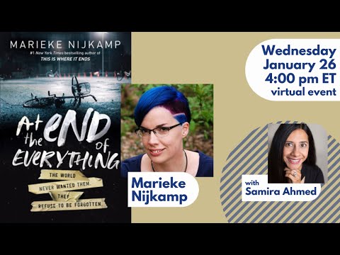 Marieke Nijkamp in conversation with Samira Ahmed