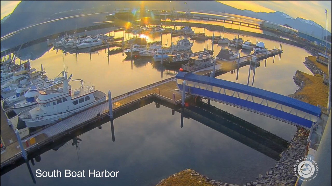 Valdez — South Boat Harbor live webcam