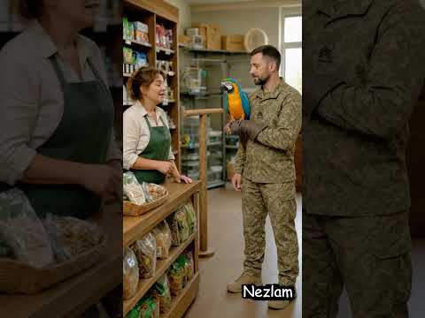 Папуга назвав позивний військового | Parrot Knew the Soldier’s Call Sign #nezlamai #love #ukraine