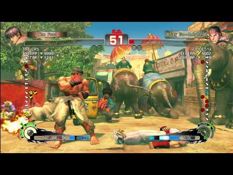 SSF4AE Ver. 2012 XBL - THE CRS (GUY) vs. xDUDE51x (RY)