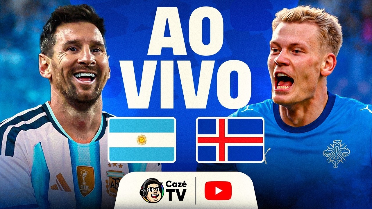 JOGO COMPLETO: ARGENTINA X ISLÂNDIA | AMISTOSOS PRÉ-COPA DO MUNDO 2026