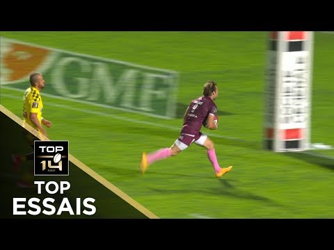 TOP Essais de la J07 – TOP 14 – Saison 2019-2020