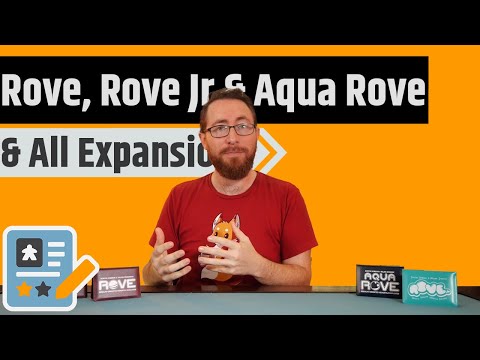 Rove, Rove Expansions, Aqua Rove & Rove Junior Review - A Ton Of Solo Problem Solving!