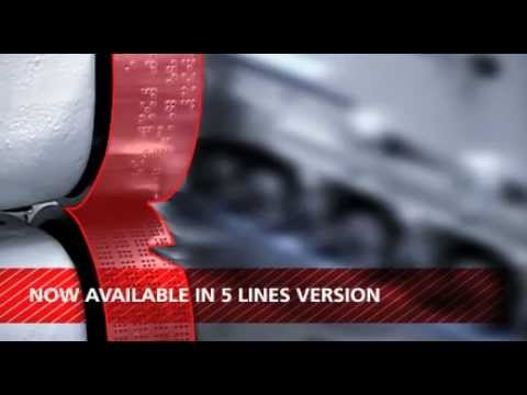 BOBST ACCUBRAILLE with the new male and female 5 lines kit