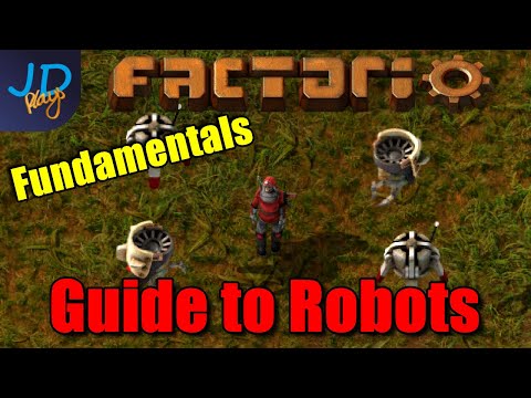Guide to Robots Logistic and Construction drones Factorio 1.0 ⚙️ Tutorial/Guide/How-To