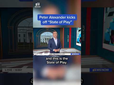 Peter Alexander kicks off 'State of Play'
