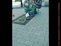AWESOME PIPE DRUMMER PIPEDRUMZ NEON PIPE DRUMMER HOMBURG SAARLAND STREET DRUMMER