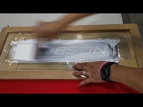 ROBSON SPORTSCRAFT SILKSCREEN PRINTING: (RED SHIRT)