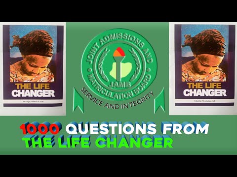 THE LIFE CHANGER-summary, 1000 questions and answers( Jamb novel 2024)