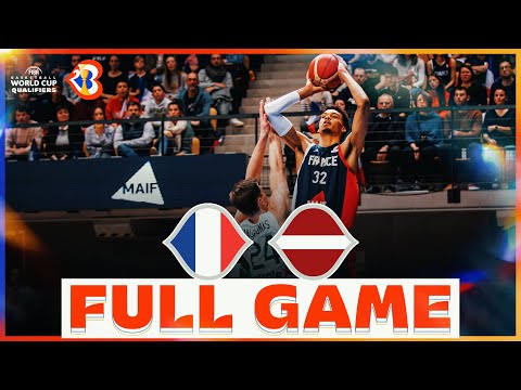 France v Lithuania | Basketball Full Game - #FIBAWC 2023 Qualifiers