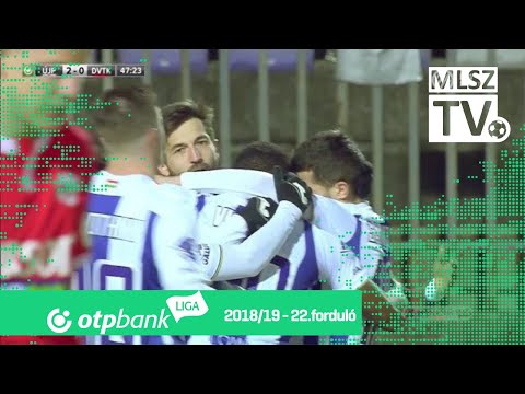 22. forduló: Újpest - DVTK 5-0 (1-0)