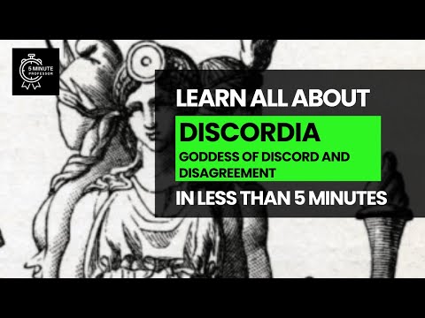 Learn all about Discordia: Goddess Of Discord And Disagreement in LESS THAN 5 minutes - Greek Myth