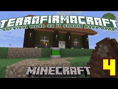 Minecraft TerraFirmaCraft: Divey Play's EP 4 (TFC Cribs)