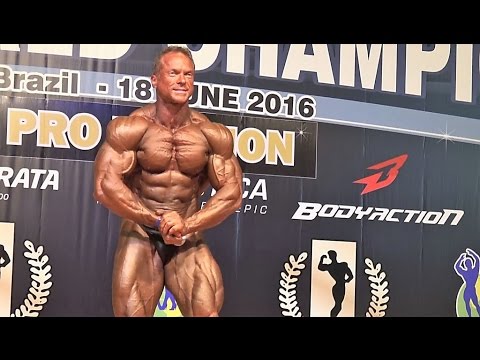 Justin Wessels (AUS), NABBA Worlds 2016 - Masters Over 40 Winner