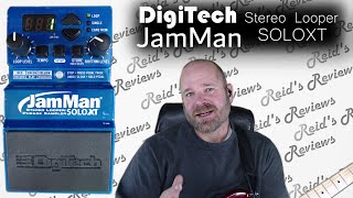 Video thumbnail for not bad, DIGITECH JamMan SOLO XT Stereo Looper Phrase Sampler Guitar Pedal Review Reid's Reviews by Reid's Reviews