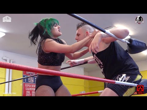 Cosmic vs KJ Mack (Intergender Wrestling) Battle Club Pro, Fallout Shelter