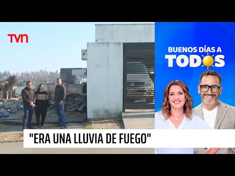 Dueño de la "casa milagro" en Tomé explica cómo se salvó durante incendio | Buenos días a todos