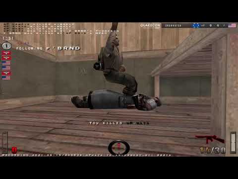 RTCW: no Pressure vs. Flagrant - QuakeCon 2021 Showmatch - Adlad Shoutcast