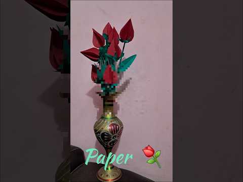 #Easy paper flower  #shorts #craft #trendingreels