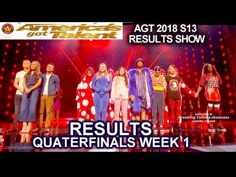 RESULTS QUARTERFINALS 1 We Three Pac Dance Team Flau'jae  America's Got Talent 2018 AGT