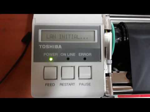 Toshiba B-852 Industrial Barcode Label Printer