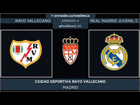 Rayo Vallecano - Real Madrid Juvenil C | 1ª División Autonómica juvenil 2021/22 | Jornada 4