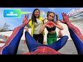 THIS CRAZY GIRL AND HER MOM WANTS SPIDER MAN TO BE HER BOYFRIEND Romantic Love ParkourPOV Comedy