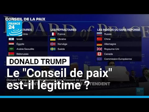 Qui compose le "Conseil de la paix" lancé officiellement par Donald Trump ? • FRANCE 24