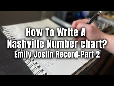 How To Write A Nashville Number Chart.
