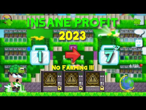 INSANE PROFIT in GROWTOPIA (EASY DLS) | How To Get RICH FAST in GROWTOPIA 2023