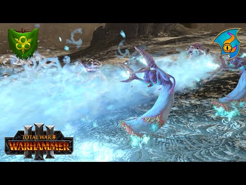 TZEENTCH FLAMERS Are DEVASTATING! Nurgle Vs Tzeentch. Total War Warhammer 3 - Multiplayer Domination