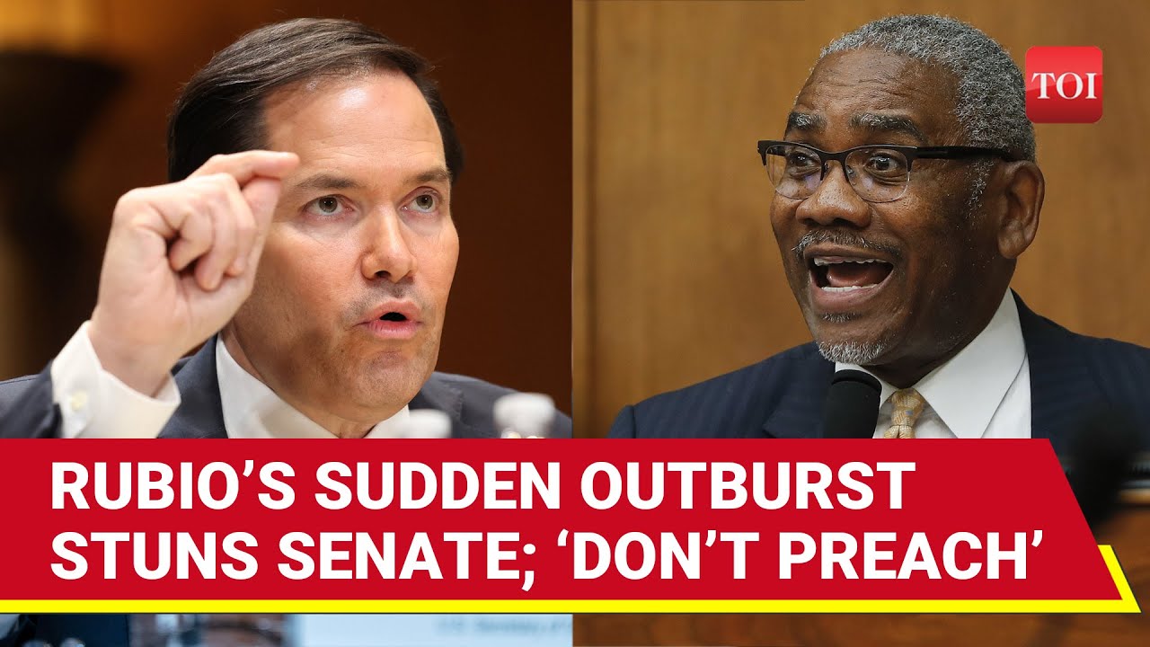 ‘Enough, Not Here For Lessons’: Rubio Loses Patience, Suddenly Yells Mid-Response In Senate | Watch