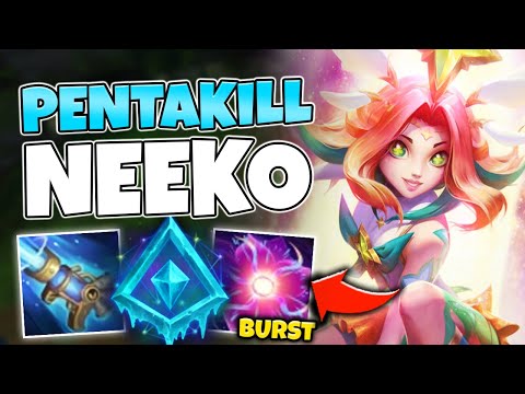 OMG! THIS NEEKO BUILD IS ABSOLUTELY BUSTED! AOE NUKE EVERYONE (PENTAKILL) - League of Legends