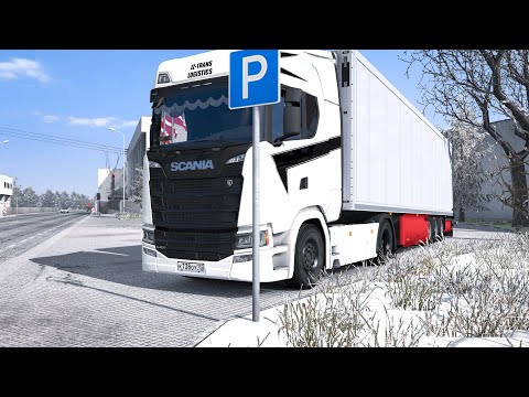 ETS 2, SCANIA S450,на пути в Быдгощ.