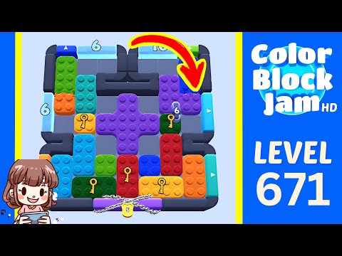 Color Block Jam Level 671 Solution Walkthrough