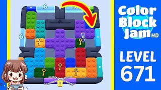 Soluzione del Livello 671 di Color Block Jam