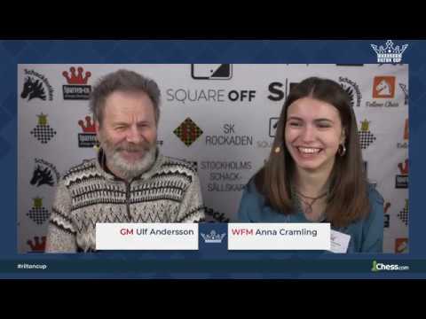 Round 5 of Rilton Cup 2019/2020 with GM Ulf Andersson and WFM Anna Cramling