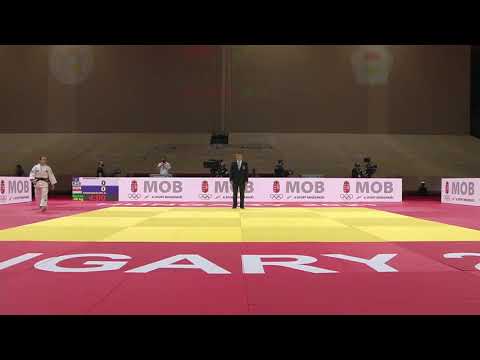 KRASNIQI Distria (KOS) vs CSERNOVICZKI Eva (HUN) World Judo Seniors Hungary 2021 / Round 2 -48 kg