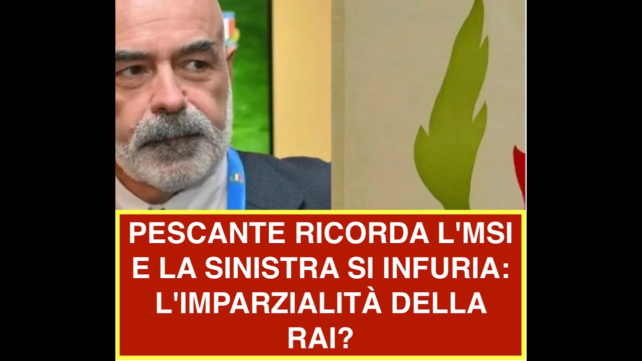 PESCANTE RICORDA L'MSI E LA SINISTRA SI INFURIA: L'IMPARZIALITÀ DELLA RAI?