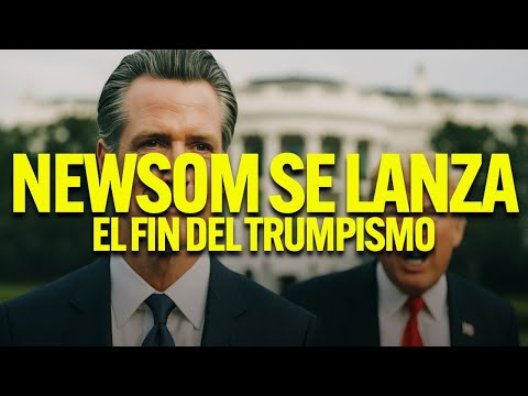 Newsom finally runs for President to remove Trump and his movement from power.