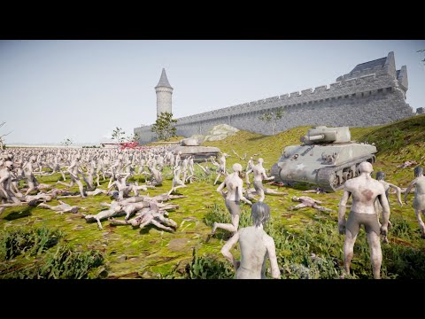 US Military Base Surrounded by 2 Million Zombies | Ultimate Epic Battle Simulator 2 | UEBS 2