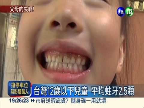 高於全球平均 台兒童蛀牙率高!